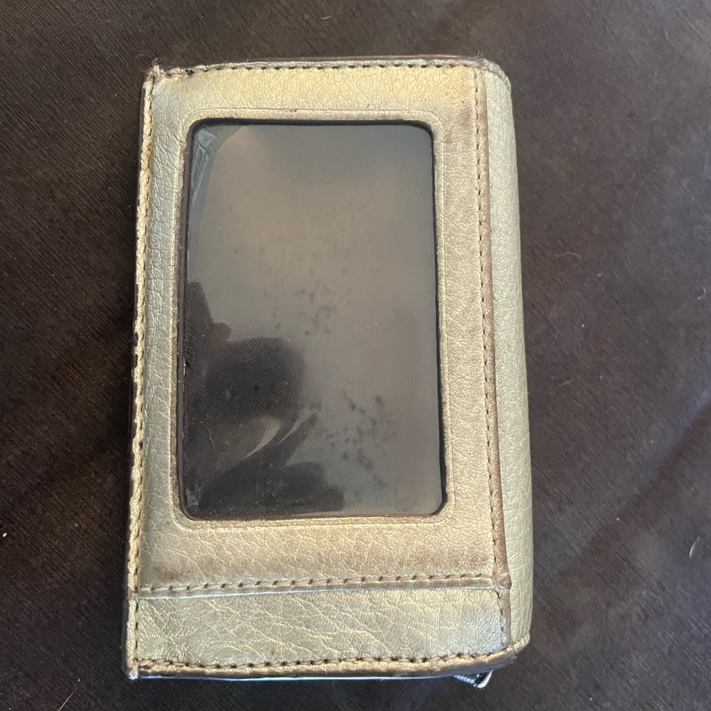 kate spade Metallic Gold/Polka Dot Wallet